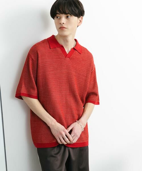 SENSE OF PLACE by URBAN RESEARCH / センスオブプレイス バイ アーバンリサーチ ニット・セーター | 『ユニセックス』『洗濯可』ミックススキッパーニット | 詳細6