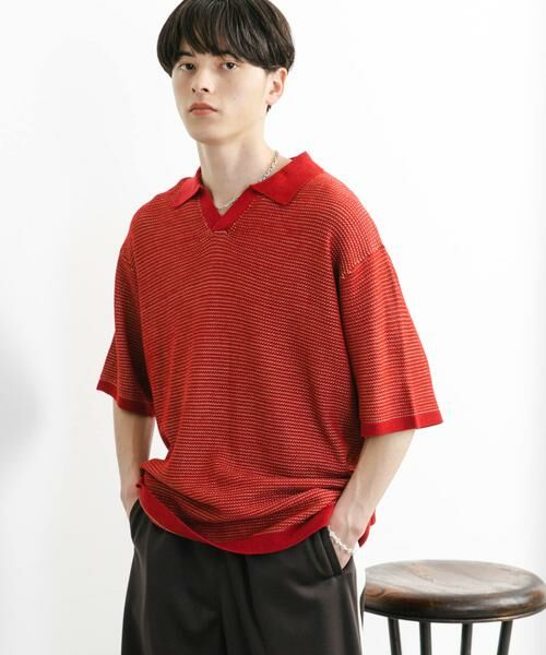 SENSE OF PLACE by URBAN RESEARCH / センスオブプレイス バイ アーバンリサーチ ニット・セーター | 『ユニセックス』『洗濯可』ミックススキッパーニット | 詳細7