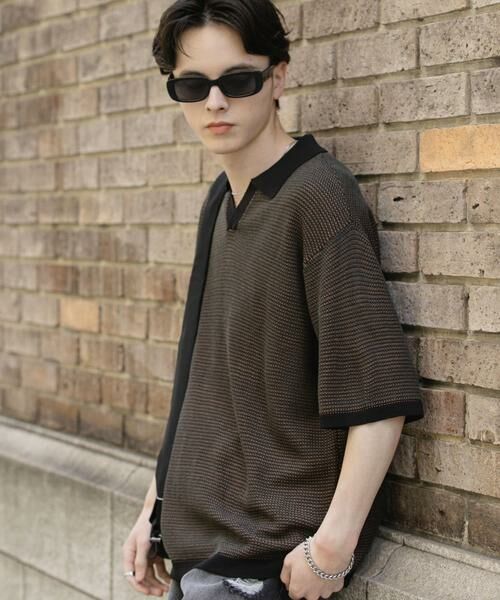 SENSE OF PLACE by URBAN RESEARCH / センスオブプレイス バイ アーバンリサーチ ニット・セーター | 『ユニセックス』『洗濯可』ミックススキッパーニット | 詳細18