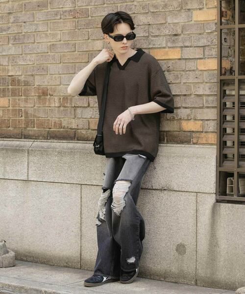 SENSE OF PLACE by URBAN RESEARCH / センスオブプレイス バイ アーバンリサーチ ニット・セーター | 『ユニセックス』『洗濯可』ミックススキッパーニット | 詳細23