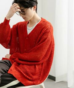 SENSE OF PLACE by URBAN RESEARCH / センスオブプレイス バイ アーバンリサーチ カーディガン・ボレロ | 『ユニセックス』『洗濯可』シアーVネックカーディガン