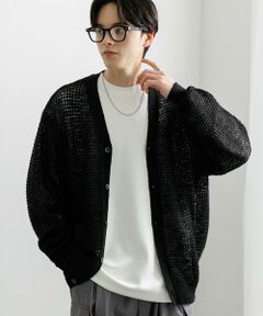 SENSE OF PLACE by URBAN RESEARCH / センスオブプレイス バイ アーバンリサーチ カーディガン・ボレロ | 『ユニセックス』『洗濯可』シアーVネックカーディガン