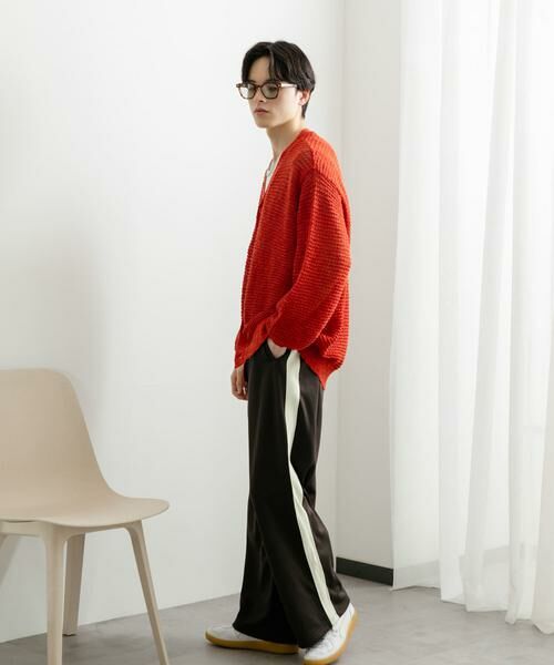 SENSE OF PLACE by URBAN RESEARCH / センスオブプレイス バイ アーバンリサーチ カーディガン・ボレロ | 『ユニセックス』『洗濯可』シアーVネックカーディガン | 詳細10