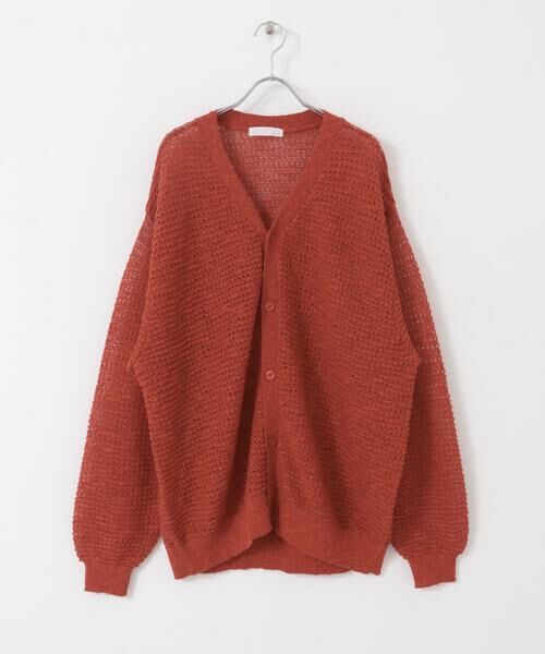 SENSE OF PLACE by URBAN RESEARCH / センスオブプレイス バイ アーバンリサーチ カーディガン・ボレロ | 『ユニセックス』『洗濯可』シアーVネックカーディガン | 詳細11