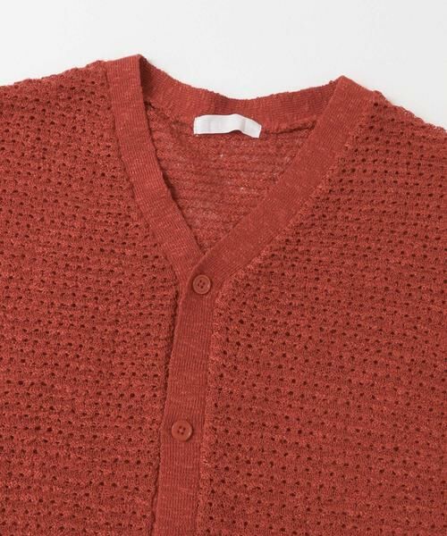 SENSE OF PLACE by URBAN RESEARCH / センスオブプレイス バイ アーバンリサーチ カーディガン・ボレロ | 『ユニセックス』『洗濯可』シアーVネックカーディガン | 詳細12