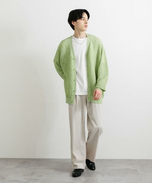 SENSE OF PLACE by URBAN RESEARCH / センスオブプレイス バイ アーバンリサーチ カーディガン・ボレロ | 『ユニセックス』『洗濯可』シアーVネックカーディガン | 詳細23