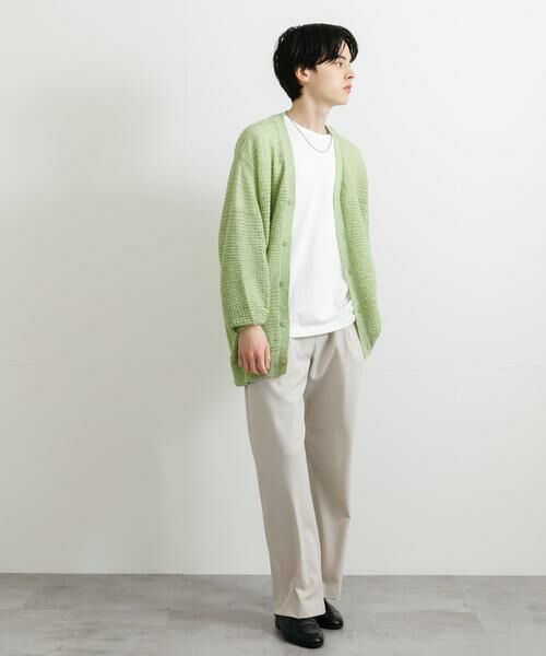SENSE OF PLACE by URBAN RESEARCH / センスオブプレイス バイ アーバンリサーチ カーディガン・ボレロ | 『ユニセックス』『洗濯可』シアーVネックカーディガン | 詳細24