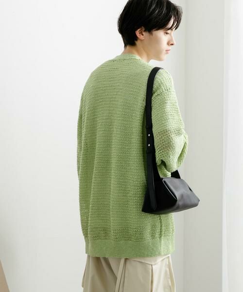 SENSE OF PLACE by URBAN RESEARCH / センスオブプレイス バイ アーバンリサーチ カーディガン・ボレロ | 『ユニセックス』『洗濯可』シアーVネックカーディガン | 詳細26