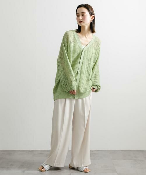 SENSE OF PLACE by URBAN RESEARCH / センスオブプレイス バイ アーバンリサーチ カーディガン・ボレロ | 『ユニセックス』『洗濯可』シアーVネックカーディガン | 詳細16
