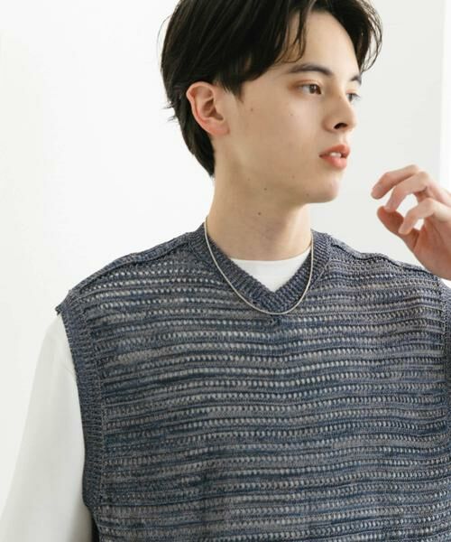 SENSE OF PLACE by URBAN RESEARCH / センスオブプレイス バイ アーバンリサーチ ベスト | ミックスメランジVネックベスト | 詳細11