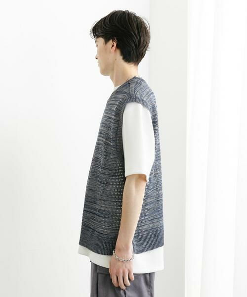 SENSE OF PLACE by URBAN RESEARCH / センスオブプレイス バイ アーバンリサーチ ベスト | ミックスメランジVネックベスト | 詳細20