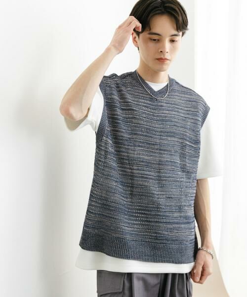 SENSE OF PLACE by URBAN RESEARCH / センスオブプレイス バイ アーバンリサーチ ベスト | ミックスメランジVネックベスト | 詳細15
