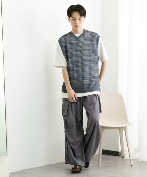 SENSE OF PLACE by URBAN RESEARCH / センスオブプレイス バイ アーバンリサーチ ベスト | ミックスメランジVネックベスト | 詳細16