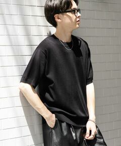 SENSE OF PLACE by URBAN RESEARCH / センスオブプレイス バイ アーバンリサーチ ニット・セーター | クルーネックニットショートスリーブTシャツ