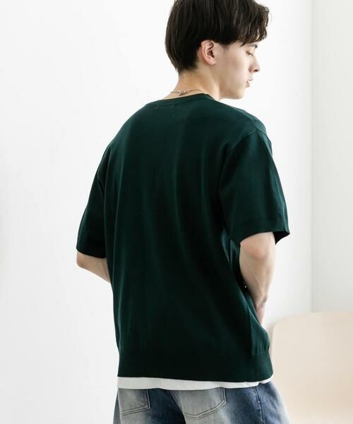 SENSE OF PLACE by URBAN RESEARCH / センスオブプレイス バイ アーバンリサーチ ニット・セーター | クルーネックニットショートスリーブTシャツ | 詳細2