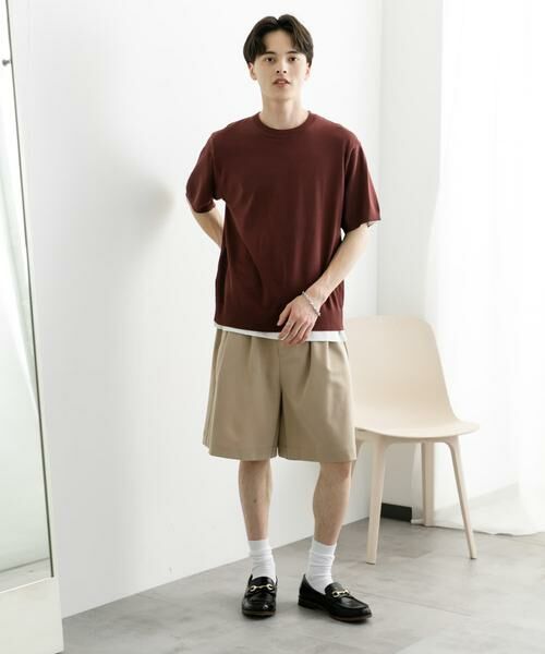 SENSE OF PLACE by URBAN RESEARCH / センスオブプレイス バイ アーバンリサーチ ニット・セーター | クルーネックニットショートスリーブTシャツ | 詳細18