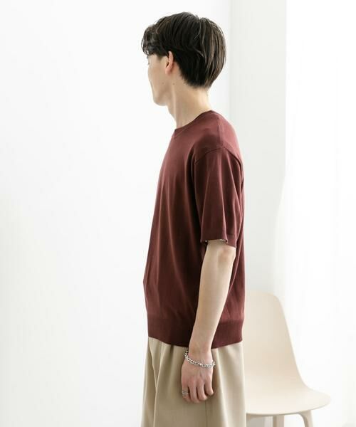 SENSE OF PLACE by URBAN RESEARCH / センスオブプレイス バイ アーバンリサーチ ニット・セーター | クルーネックニットショートスリーブTシャツ | 詳細21