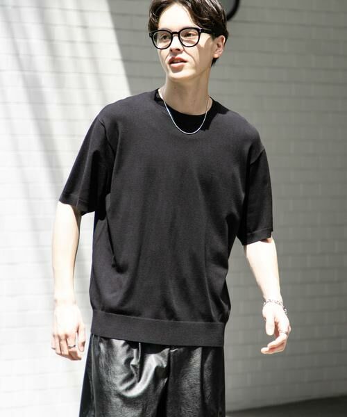 SENSE OF PLACE by URBAN RESEARCH / センスオブプレイス バイ アーバンリサーチ ニット・セーター | クルーネックニットショートスリーブTシャツ | 詳細27