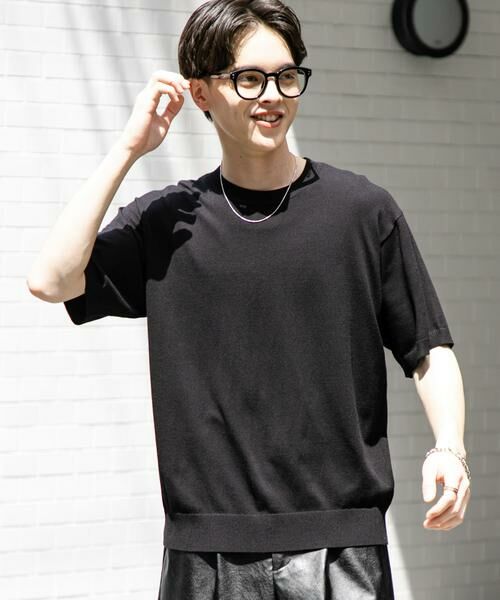 SENSE OF PLACE by URBAN RESEARCH / センスオブプレイス バイ アーバンリサーチ ニット・セーター | クルーネックニットショートスリーブTシャツ | 詳細28