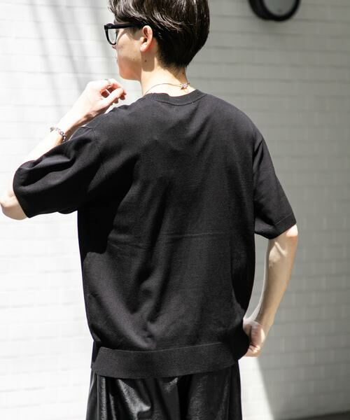 SENSE OF PLACE by URBAN RESEARCH / センスオブプレイス バイ アーバンリサーチ ニット・セーター | クルーネックニットショートスリーブTシャツ | 詳細29