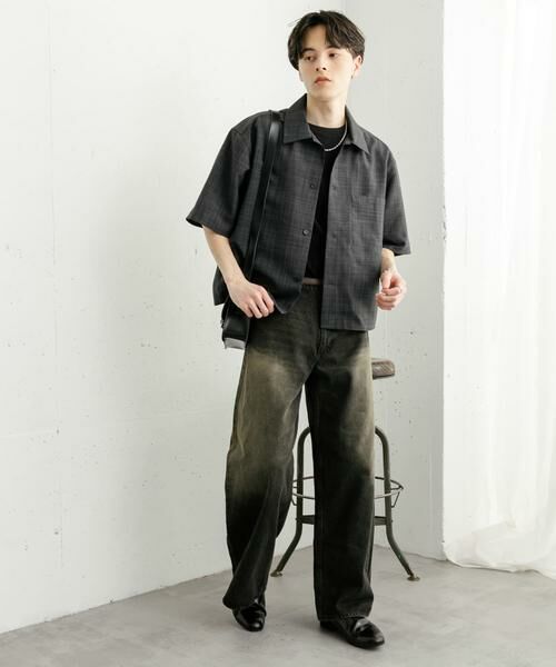 SENSE OF PLACE by URBAN RESEARCH / センスオブプレイス バイ アーバンリサーチ シャツ・ブラウス | 『ユニセックス』『接触冷感/吸水速乾/イージーケア』リネンライクボクシーショートスリーブシャツ | 詳細23