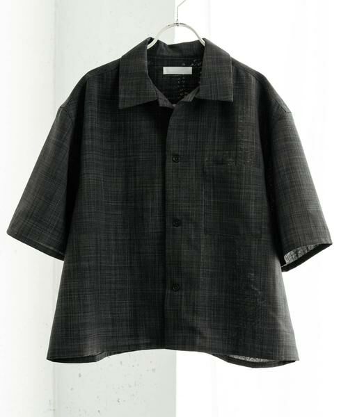 SENSE OF PLACE by URBAN RESEARCH / センスオブプレイス バイ アーバンリサーチ シャツ・ブラウス | 『ユニセックス』『接触冷感/吸水速乾/イージーケア』リネンライクボクシーショートスリーブシャツ | 詳細25