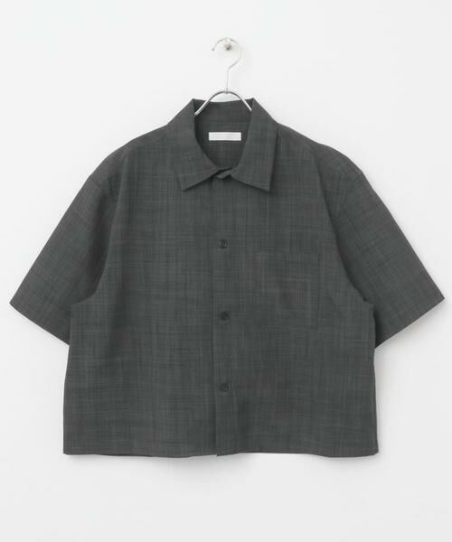 SENSE OF PLACE by URBAN RESEARCH / センスオブプレイス バイ アーバンリサーチ シャツ・ブラウス | 『ユニセックス』『接触冷感/吸水速乾/イージーケア』リネンライクボクシーショートスリーブシャツ | 詳細26