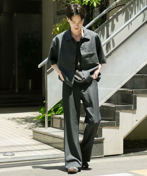 SENSE OF PLACE by URBAN RESEARCH / センスオブプレイス バイ アーバンリサーチ シャツ・ブラウス | 『ユニセックス』『接触冷感/吸水速乾/イージーケア』リネンライクボクシーショートスリーブシャツ | 詳細19