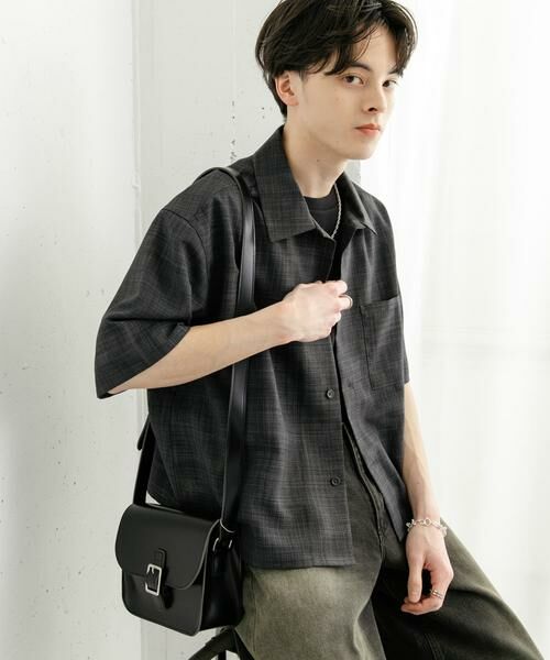 SENSE OF PLACE by URBAN RESEARCH / センスオブプレイス バイ アーバンリサーチ シャツ・ブラウス | 『ユニセックス』『接触冷感/吸水速乾/イージーケア』リネンライクボクシーショートスリーブシャツ | 詳細21