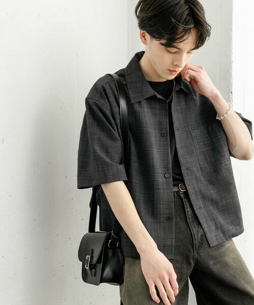 SENSE OF PLACE by URBAN RESEARCH / センスオブプレイス バイ アーバンリサーチ シャツ・ブラウス | 『ユニセックス』『接触冷感/吸水速乾/イージーケア』リネンライクボクシーショートスリーブシャツ | 詳細22