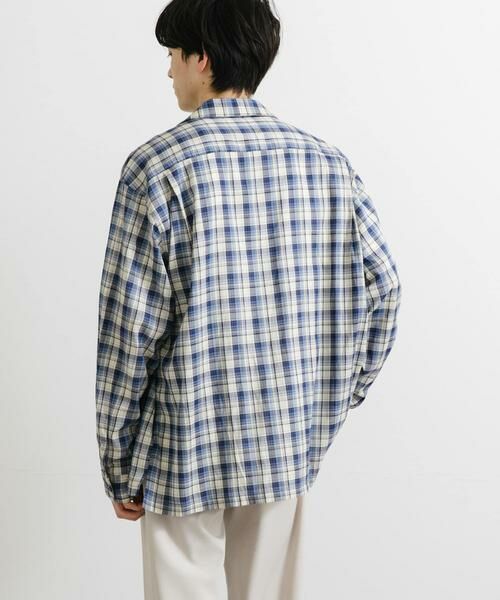 SENSE OF PLACE by URBAN RESEARCH / センスオブプレイス バイ アーバンリサーチ シャツ・ブラウス | 『ユニセックス』シアーチェックオープンカラーロングスリーブシャツ | 詳細16