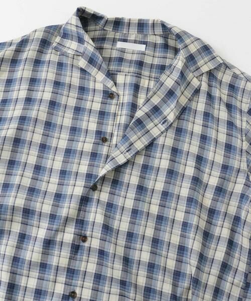 SENSE OF PLACE by URBAN RESEARCH / センスオブプレイス バイ アーバンリサーチ シャツ・ブラウス | 『ユニセックス』シアーチェックオープンカラーロングスリーブシャツ | 詳細21