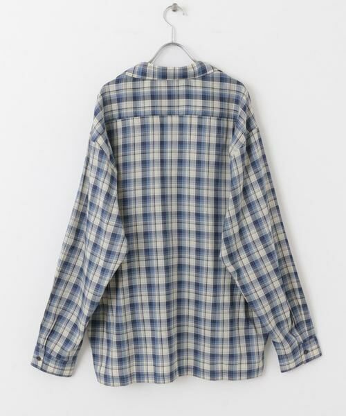 SENSE OF PLACE by URBAN RESEARCH / センスオブプレイス バイ アーバンリサーチ シャツ・ブラウス | 『ユニセックス』シアーチェックオープンカラーロングスリーブシャツ | 詳細22
