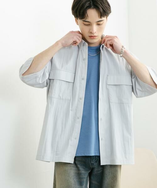 SENSE OF PLACE by URBAN RESEARCH / センスオブプレイス バイ アーバンリサーチ シャツ・ブラウス | ワッシャーナイロンショートスリーブシャツ | 詳細18