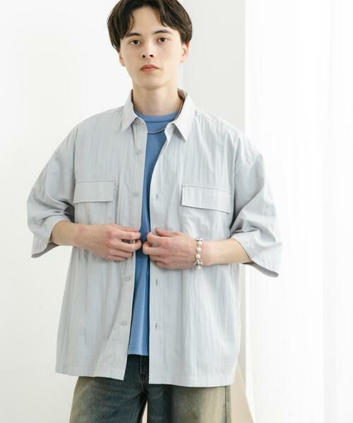 SENSE OF PLACE by URBAN RESEARCH / センスオブプレイス バイ アーバンリサーチ シャツ・ブラウス | ワッシャーナイロンショートスリーブシャツ | 詳細20