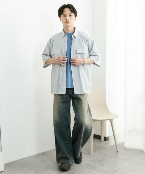 SENSE OF PLACE by URBAN RESEARCH / センスオブプレイス バイ アーバンリサーチ シャツ・ブラウス | ワッシャーナイロンショートスリーブシャツ | 詳細22