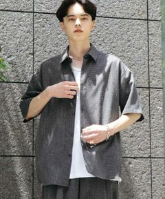 SENSE OF PLACE by URBAN RESEARCH / センスオブプレイス バイ アーバンリサーチ シャツ・ブラウス | メランジレギュラーカラーショートスリーブシャツ