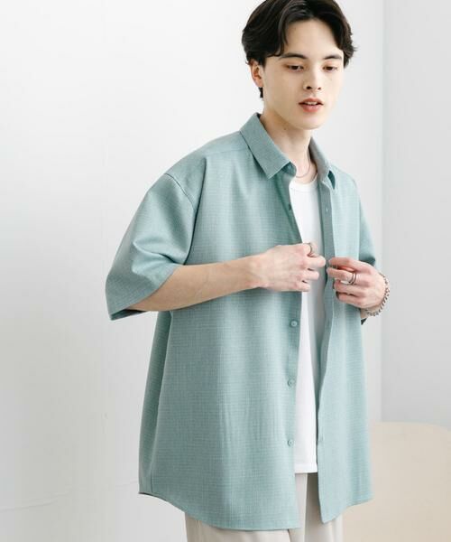 SENSE OF PLACE by URBAN RESEARCH / センスオブプレイス バイ アーバンリサーチ シャツ・ブラウス | メランジレギュラーカラーショートスリーブシャツ | 詳細2