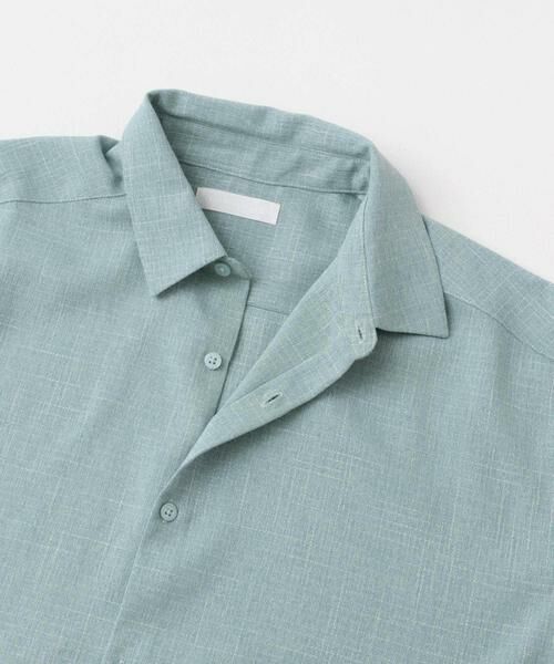 SENSE OF PLACE by URBAN RESEARCH / センスオブプレイス バイ アーバンリサーチ シャツ・ブラウス | メランジレギュラーカラーショートスリーブシャツ | 詳細9
