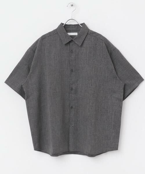 SENSE OF PLACE by URBAN RESEARCH / センスオブプレイス バイ アーバンリサーチ シャツ・ブラウス | メランジレギュラーカラーショートスリーブシャツ | 詳細24