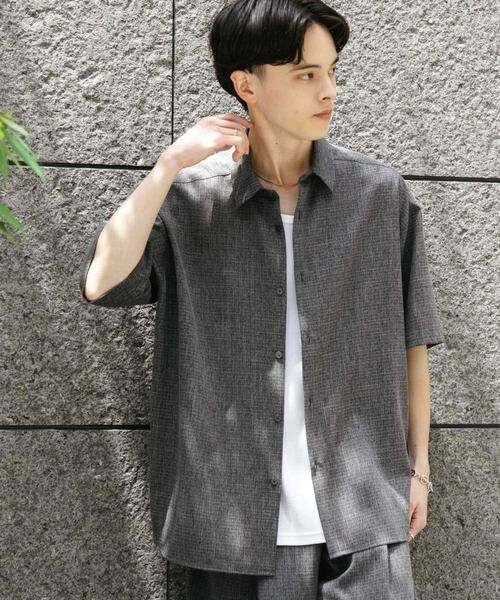 SENSE OF PLACE by URBAN RESEARCH / センスオブプレイス バイ アーバンリサーチ シャツ・ブラウス | メランジレギュラーカラーショートスリーブシャツ | 詳細15