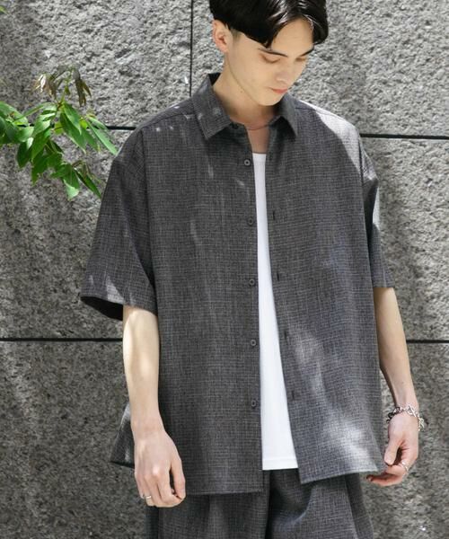 SENSE OF PLACE by URBAN RESEARCH / センスオブプレイス バイ アーバンリサーチ シャツ・ブラウス | メランジレギュラーカラーショートスリーブシャツ | 詳細16