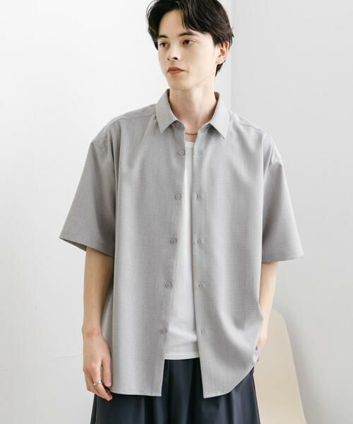 SENSE OF PLACE by URBAN RESEARCH / センスオブプレイス バイ アーバンリサーチ シャツ・ブラウス | メランジレギュラーカラーショートスリーブシャツ | 詳細26