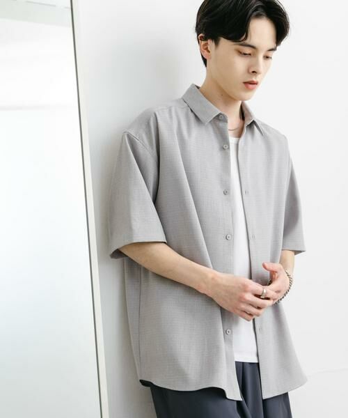 SENSE OF PLACE by URBAN RESEARCH / センスオブプレイス バイ アーバンリサーチ シャツ・ブラウス | メランジレギュラーカラーショートスリーブシャツ | 詳細28