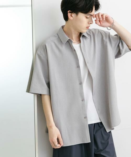 SENSE OF PLACE by URBAN RESEARCH / センスオブプレイス バイ アーバンリサーチ シャツ・ブラウス | メランジレギュラーカラーショートスリーブシャツ | 詳細29