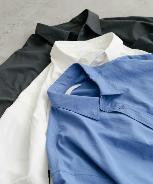 SENSE OF PLACE by URBAN RESEARCH / センスオブプレイス バイ アーバンリサーチ シャツ・ブラウス | ナイロンレギュラーカラールーズショートスリーブシャツ | 詳細11