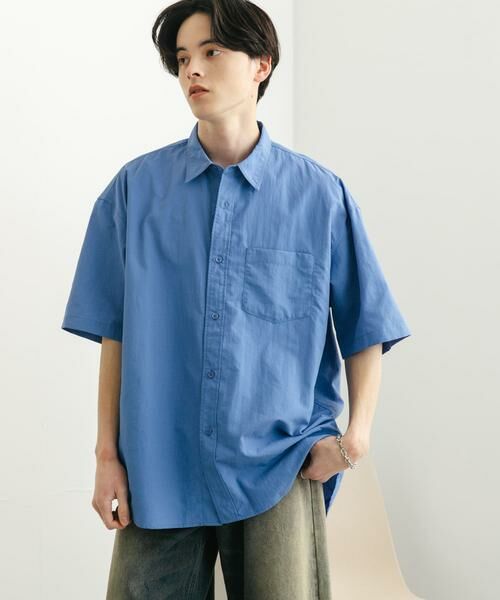 SENSE OF PLACE by URBAN RESEARCH / センスオブプレイス バイ アーバンリサーチ シャツ・ブラウス | ナイロンレギュラーカラールーズショートスリーブシャツ | 詳細3