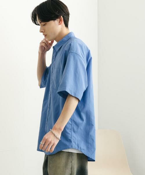 SENSE OF PLACE by URBAN RESEARCH / センスオブプレイス バイ アーバンリサーチ シャツ・ブラウス | ナイロンレギュラーカラールーズショートスリーブシャツ | 詳細4