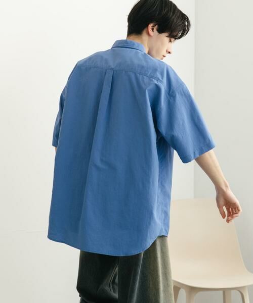 SENSE OF PLACE by URBAN RESEARCH / センスオブプレイス バイ アーバンリサーチ シャツ・ブラウス | ナイロンレギュラーカラールーズショートスリーブシャツ | 詳細5