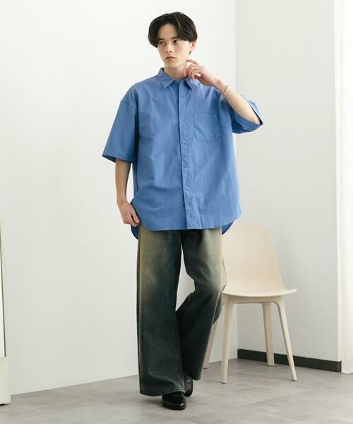 SENSE OF PLACE by URBAN RESEARCH / センスオブプレイス バイ アーバンリサーチ シャツ・ブラウス | ナイロンレギュラーカラールーズショートスリーブシャツ | 詳細6